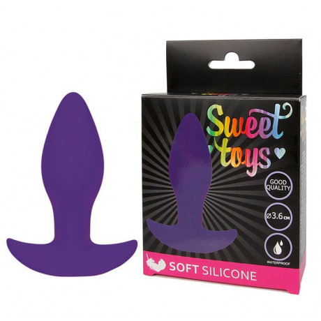 Фиолетовая анальная втулка Sweet Toys - 8,5 см.