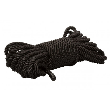 Черная веревка для бондажа BDSM Rope - 10 м.