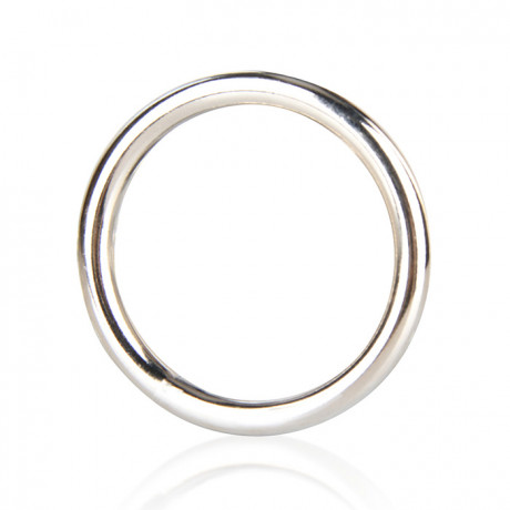 Стальное эрекционное кольцо STEEL COCK RING - 3.5 см.