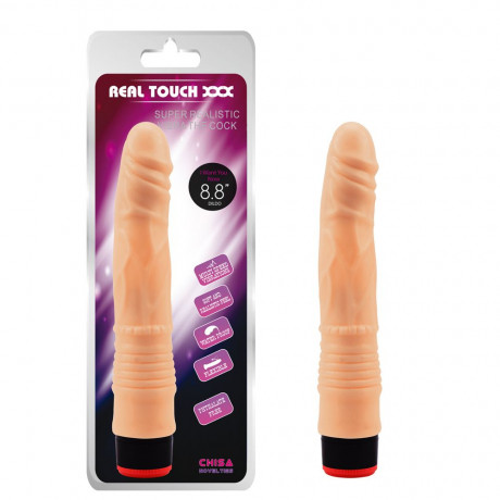 Телесный вибратор-реалистик 8.8” Vibe Cock - 21,5 см.