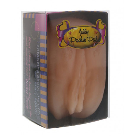 Телесный мастурбатор-вагина JELLY POCKET PAL VAGINA