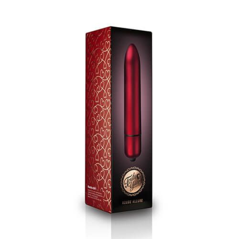 Красный мини-вибратор Rouge Allure - 16 см.