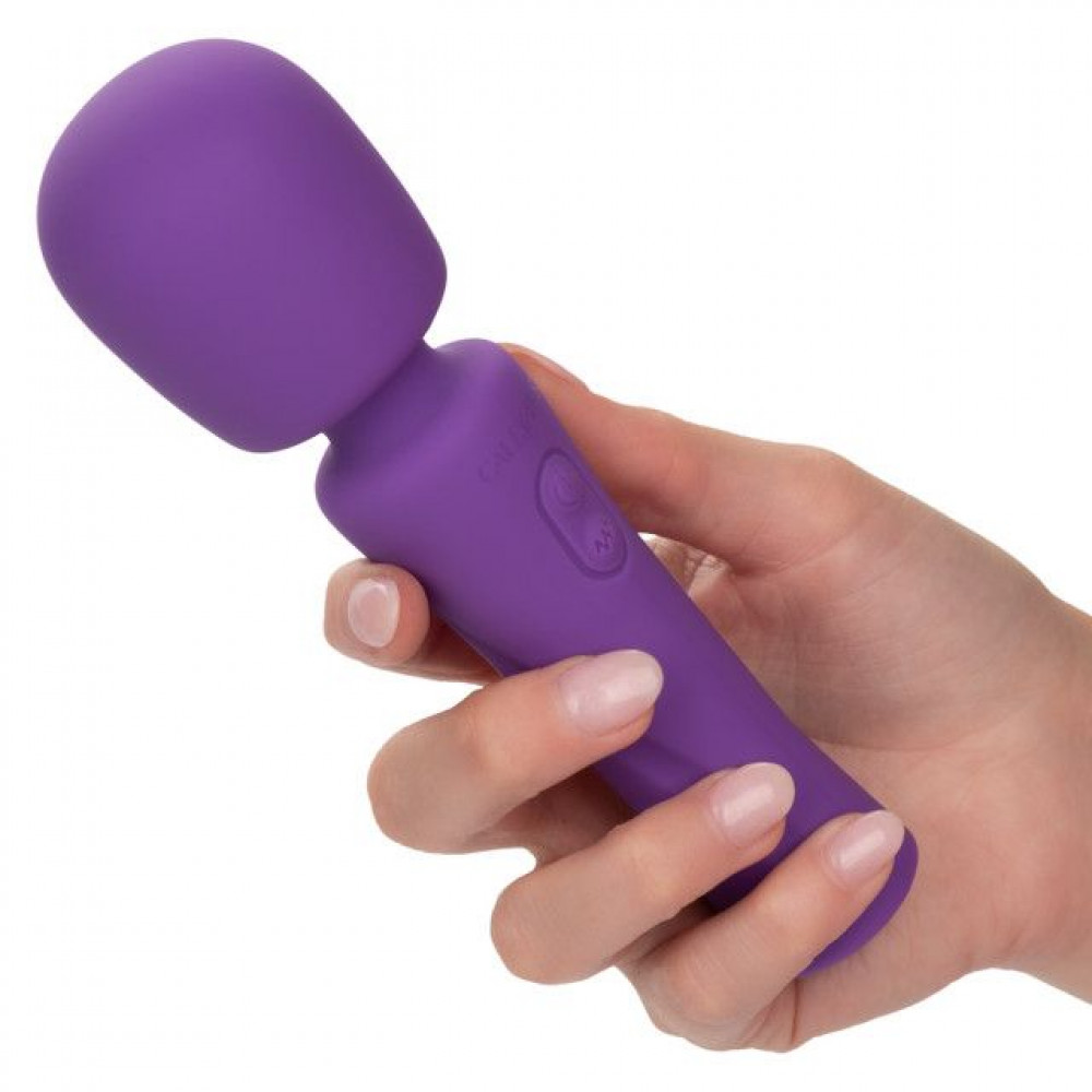 Фиолетовый ванд Stella Liquid Silicone Massager - 17,25 см.