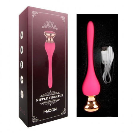 Розовый вибромассажер Nipple Vibrator - 14,5 см.