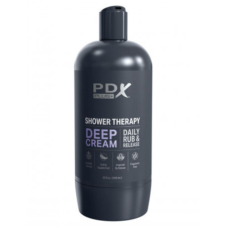 Мастурбатор в бутылке Shower Therapy Deep Cream