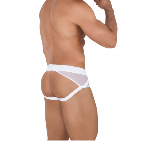 Белые мужские трусы-джоки Caspian Jockstrap