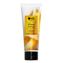 Лубрикант на водной основе OYO Aroma Gel Banana с ароматом банана - 75 мл.