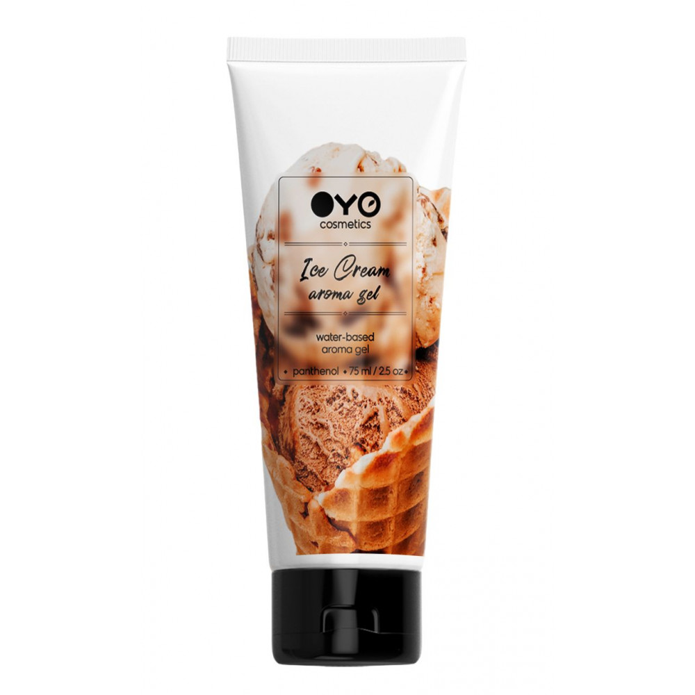 Лубрикант на водной основе OYO Aroma Gel Ice Cream с ароматом пломбира - 75 мл.