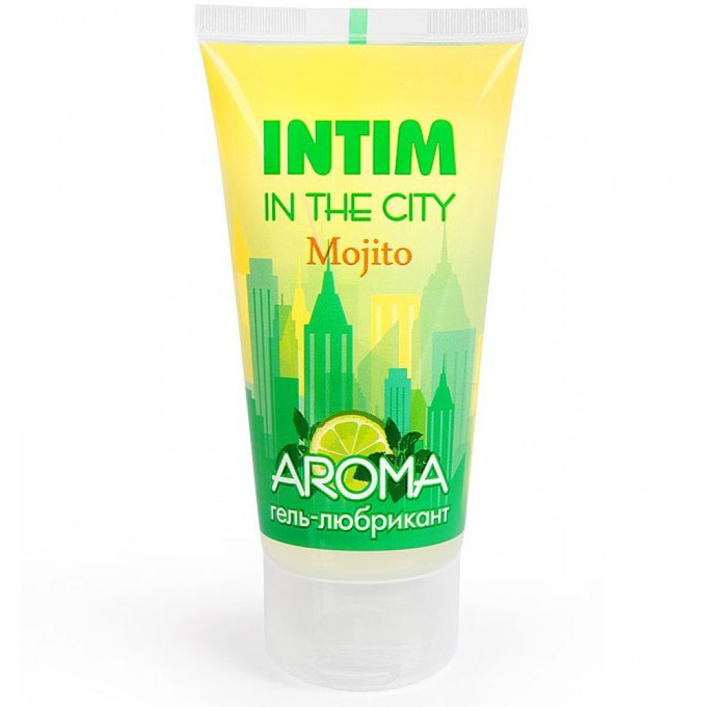 Увлажняющий лубрикант Intim Aroma с ароматом мохито - 60 гр.