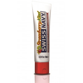 Лубрикант Swiss Navy Strawberry Kiwi Lube с ароматом клубники и киви - 10 мл.