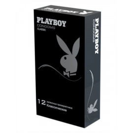 Классические гладкие презервативы Playboy Classic - 12 шт.