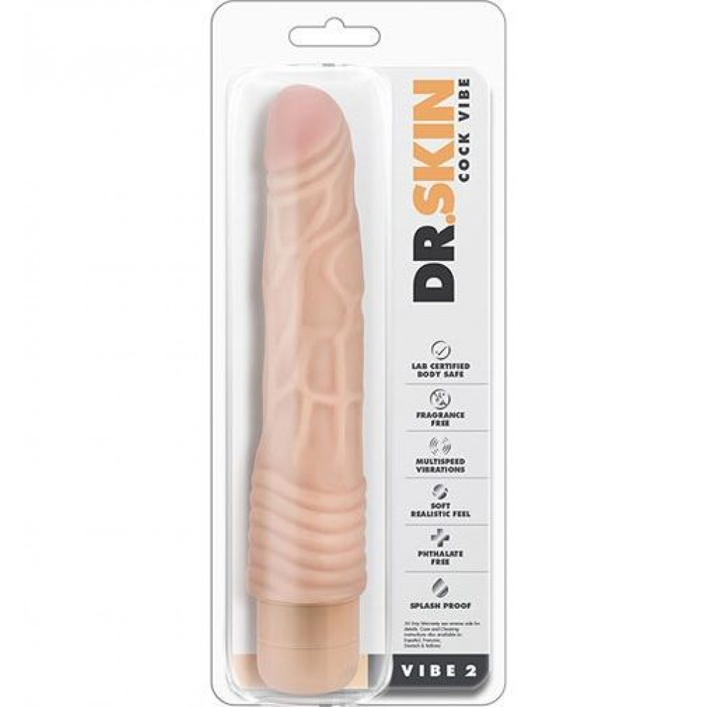 Телесный вибратор-реалистик Cock Vibe 2 - 22,8 см.