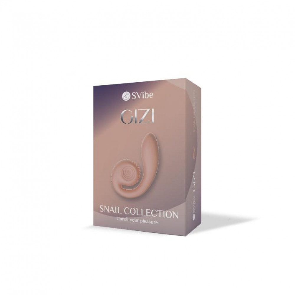 Персиковый вибромассажёр SVibe Gizi