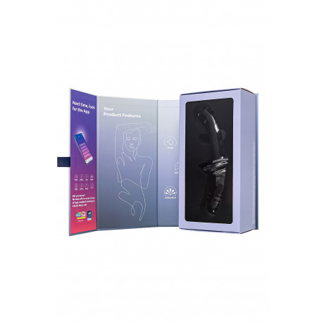 Прозрачный двусторонний стеклянный фаллоимитатор Satisfyer Double Crystal - 19,5 см.