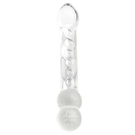 Прозрачный стеклянный стимулятор Glass Massage Wand