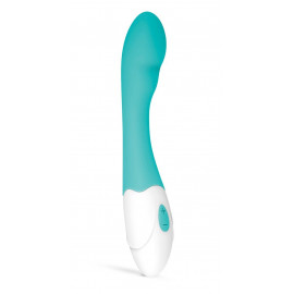 Зеленый вибратор для G-стимуляции Tate G-Spot Vibrator - 20 см.