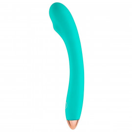 Зеленый гибкий вибратор Cloud 9 G-Spot Slim Flexible Vibrator - 16 см.