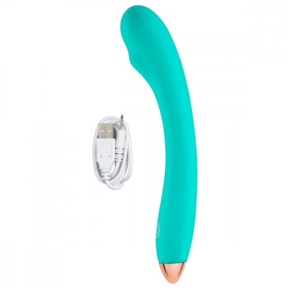 Зеленый гибкий вибратор Cloud 9 G-Spot Slim Flexible Vibrator - 16 см.