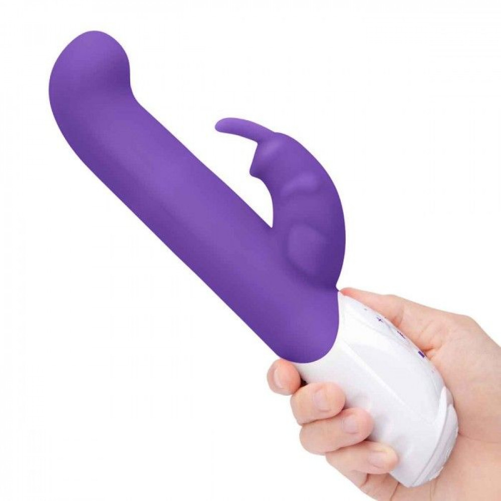 Фиолетовый вибромассажер для G-точки Come hither G-Spot Rabbit - 24,5 см.