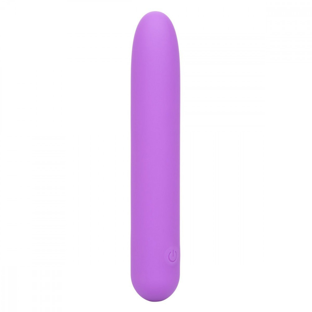 Фиолетовый мини-вибратор Bliss Liquid Silicone Mini Vibe - 10,75 см.