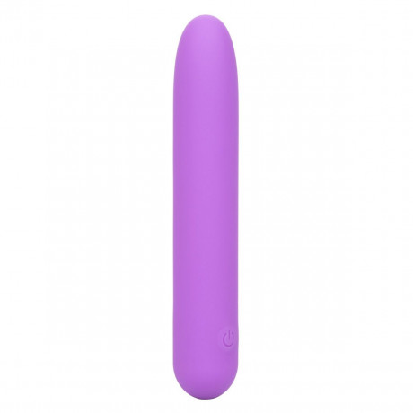 Фиолетовый мини-вибратор Bliss Liquid Silicone Mini Vibe - 10,75 см.