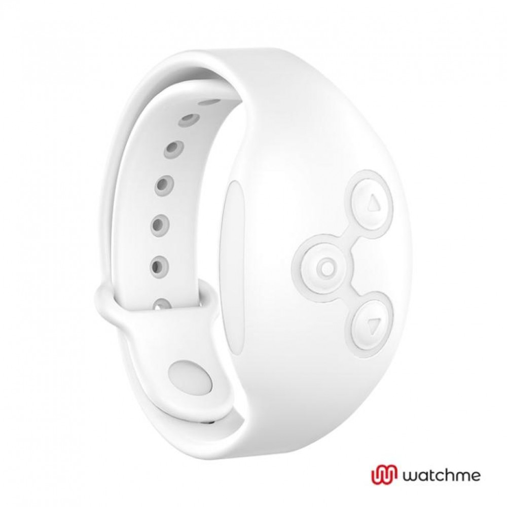 Зеленое виброяйцо с белым пультом-часами Wearwatch Egg Wireless Watchme